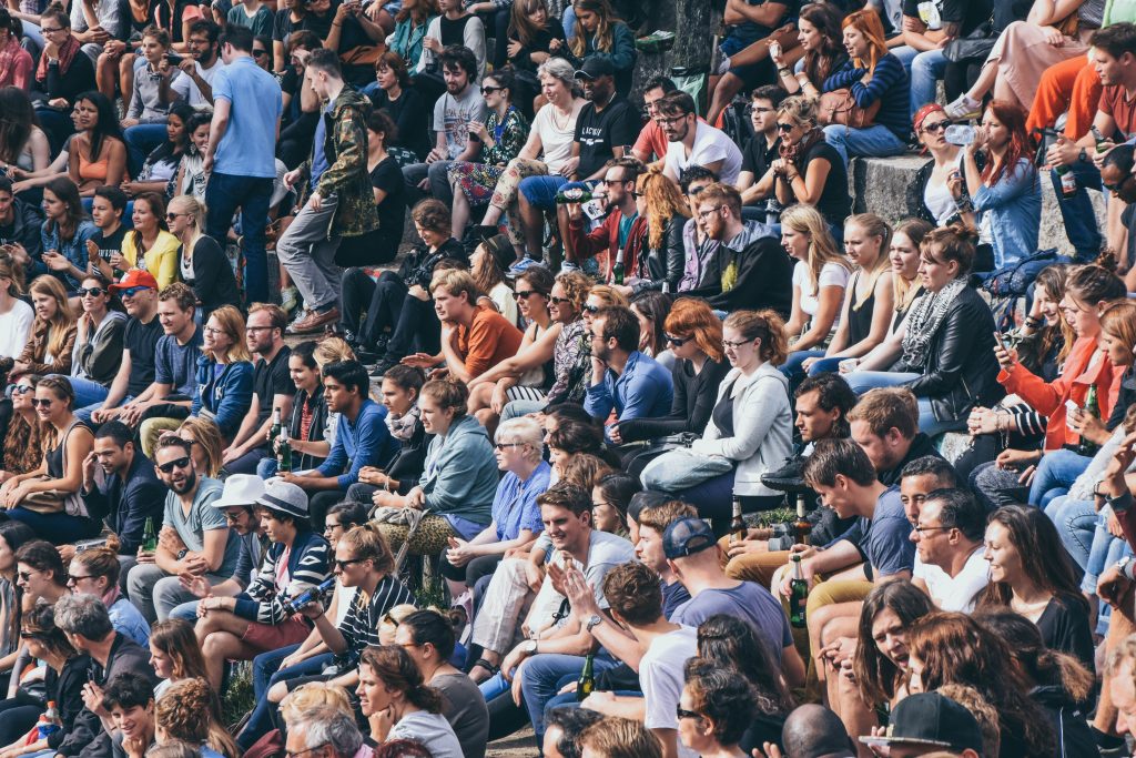 sports crowd