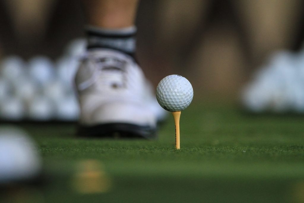 Crowd-less golf event