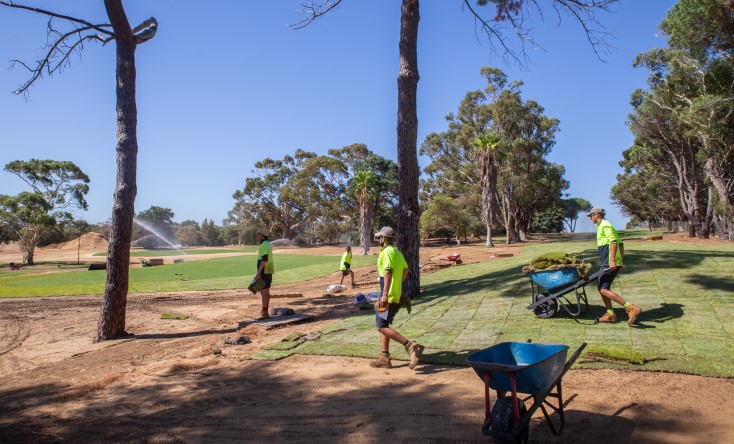 New look Fremantle Public Golf Course taking shape