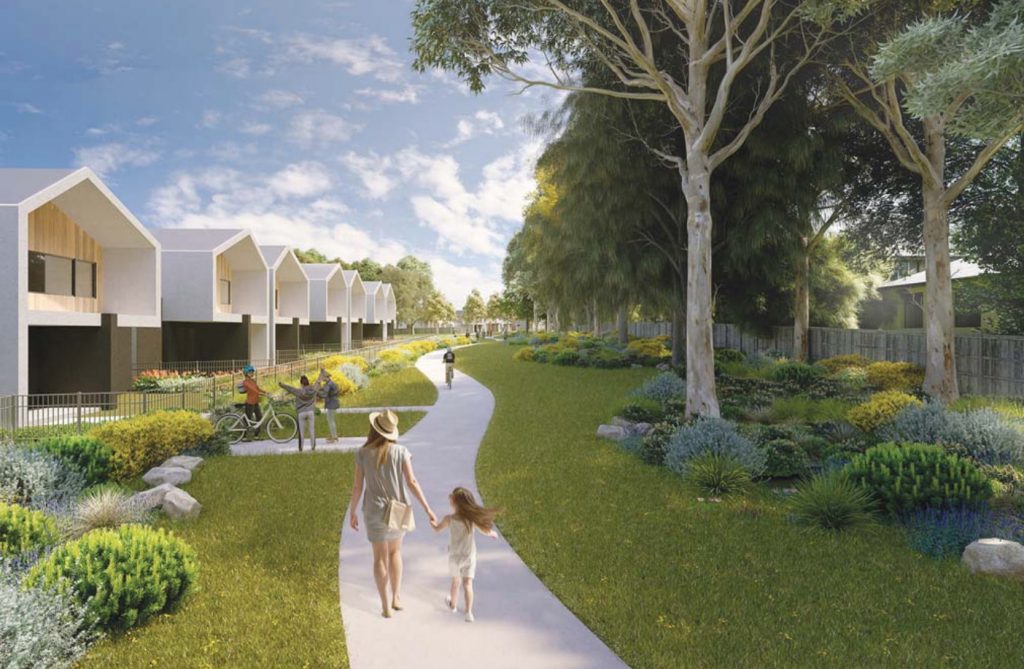 PLANS for a housing estate in Dingley Village.