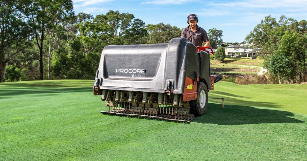 Golf course mainteance