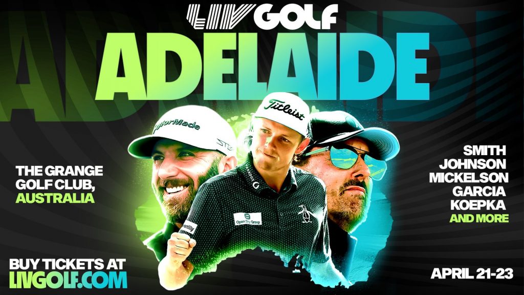 ITS OFFICIAL LIV Golf confirms 2023 event at The Grange (Adelaide